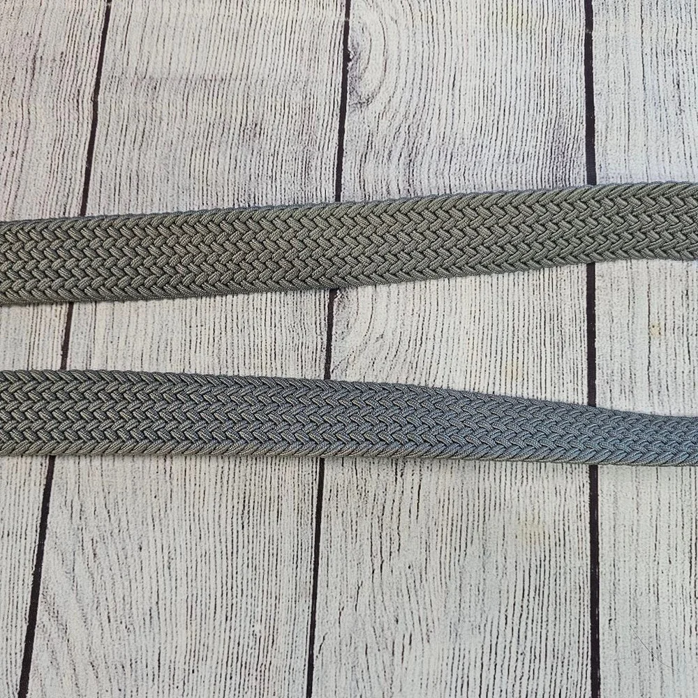 Men's Adidas Gray Braided Belt One Size - Picture 4 of 9